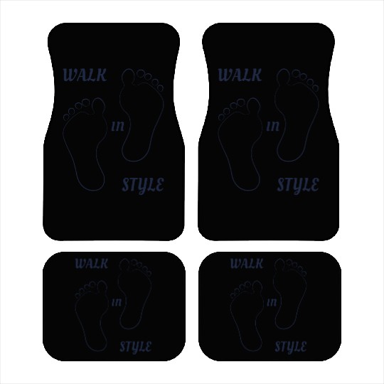 Walk in style - Navy Blue Car Mats