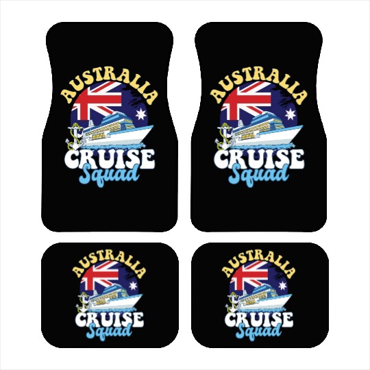 Australia Cruise Squad Family Vacation Trip Car Mats