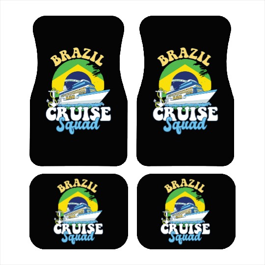 Brazil Cruise Squad Family Vacation Trip Car Mats