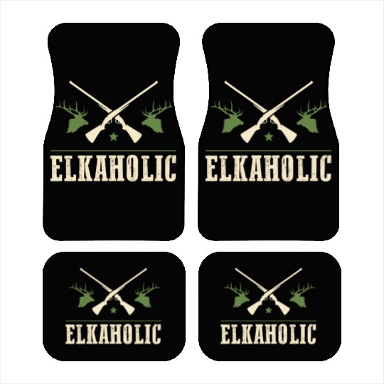 Elk Hunting Elkaholic Hunters Car Mats
