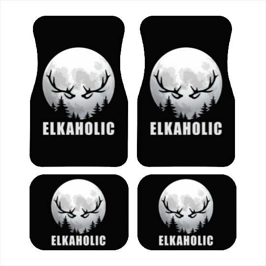 Elk Hunting Elkaholic Hunters Car Mats
