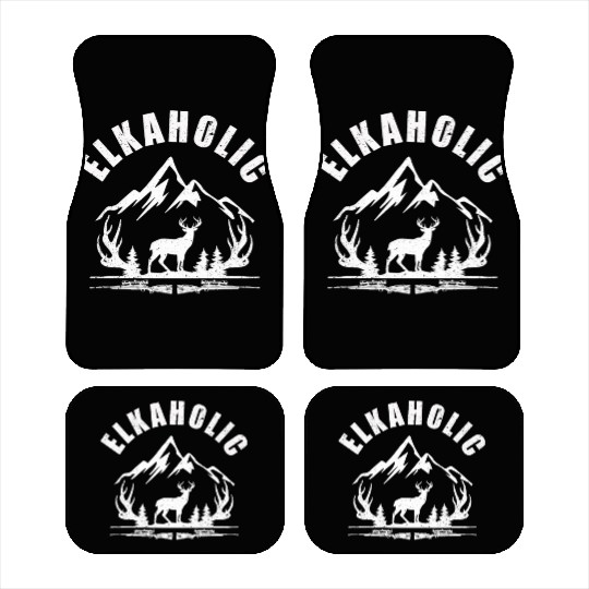 Elk Hunting Elkaholic Hunters Car Mats