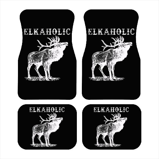 Elk Hunting Elkaholic Hunters Car Mats