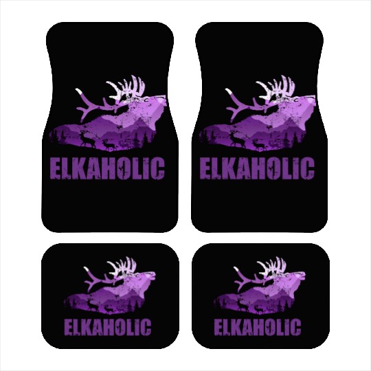 Elk Hunting Elkaholic Hunters Car Mats