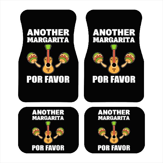 Margarita Por Favor Mexican Gift Car Mats