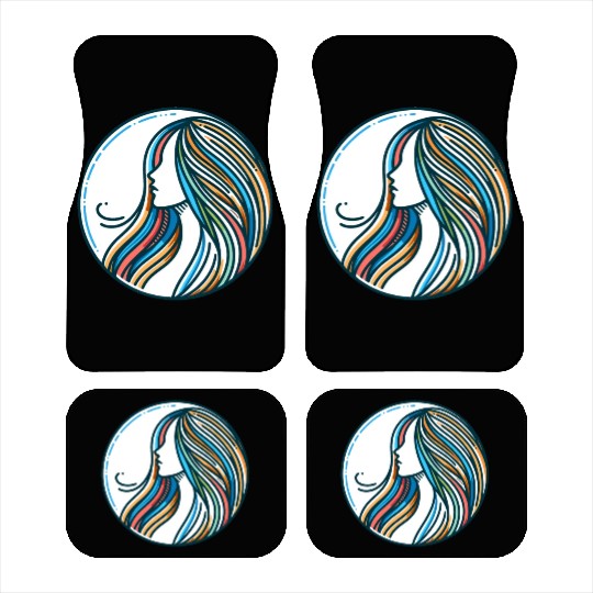 Woman, Spectrum of Serenity Car Mats