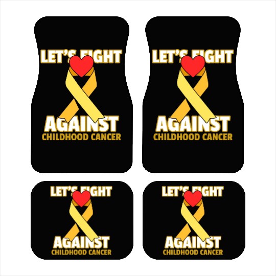 Let's Fight Against Childhood Cancer Car Mats