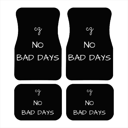 No Bad Days Car Mats