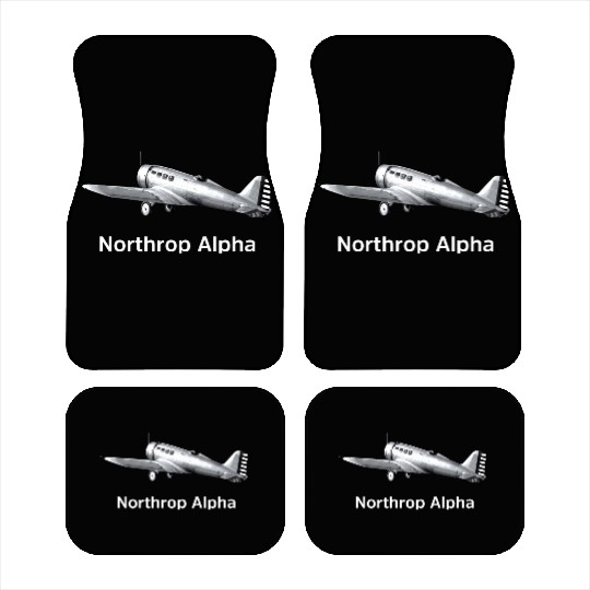 Northrop Alpha Aircraft Car Mats