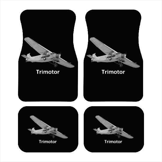 Trimotor Aircraft Car Mats