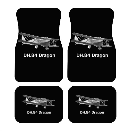 De Havilland Dragon Aircraft Car Mats