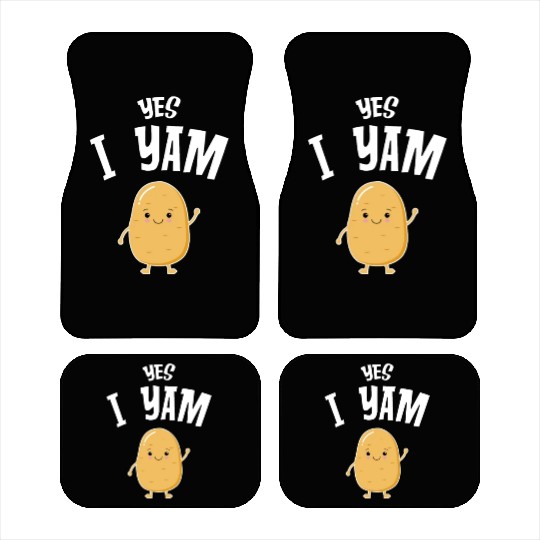 My Sweet Potato, Yes I yam Car Mats