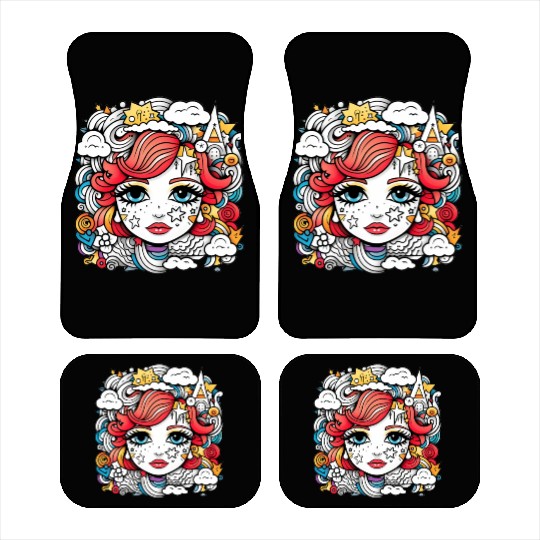 Celestial girl Car Mats
