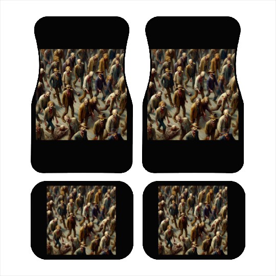 Undead Zombie Horde 2 Car Mats