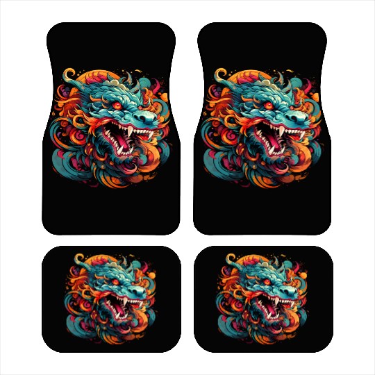 Modern Oriental Dragon Majesty Car Mats