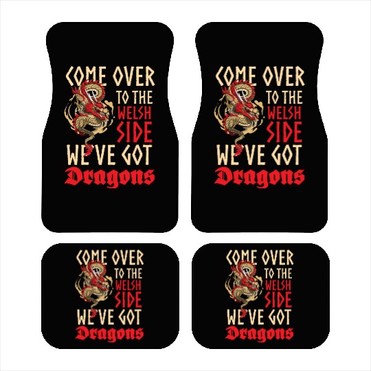 Dragon Middle Ages Fire Car Mats