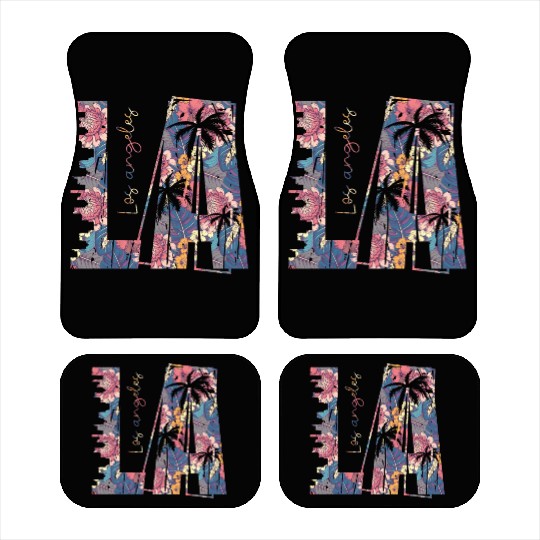 los angeles usa america california patriot travel Car Mats