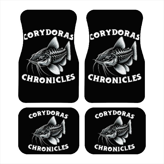 Corydoras Catfish Fish Lover Freshwater Aquarium Car Mats