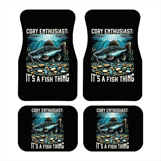 Corydoras Catfish Fish Lover Freshwater Aquarium Car Mats