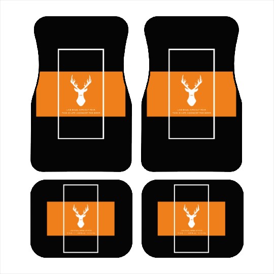 Fearless in the Wild Car Mats - Embrace the Deer Life