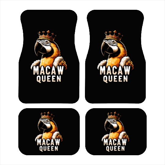 Blue Gold Macaw Ornithologist Macaw Queen Car Mats