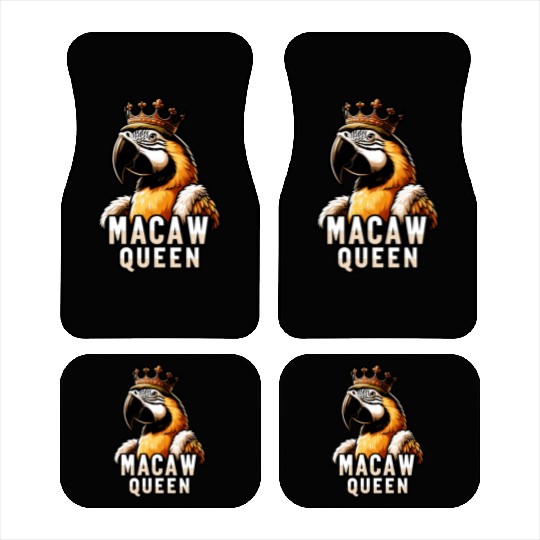 Blue Gold Macaw Ornithologist Macaw Queen Car Mats