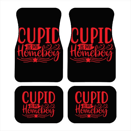 Cupid is My Homeboy Car Mats