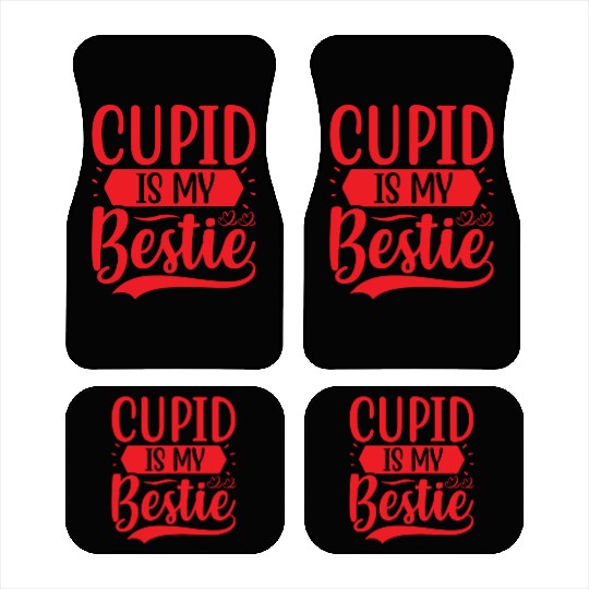 Cupid is My Bestie Car Mats