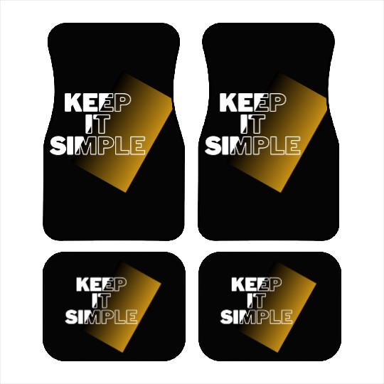 keep it simple Car Mats