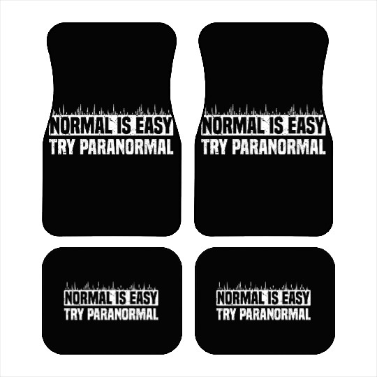 Gifts for Ghost Hunters | Paranormal Ghosts Car Mats