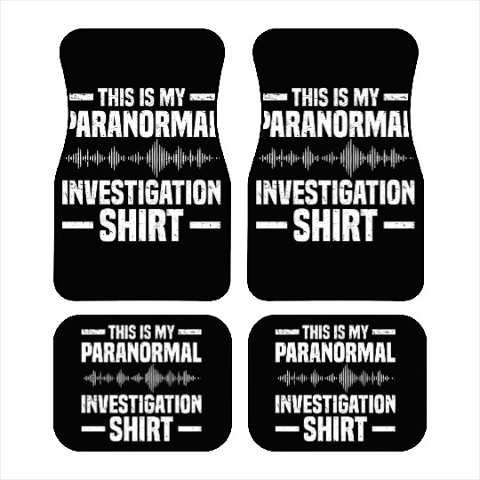 Ghost Hunters | Ghost Paranormal Ghost Gifts Car Mats