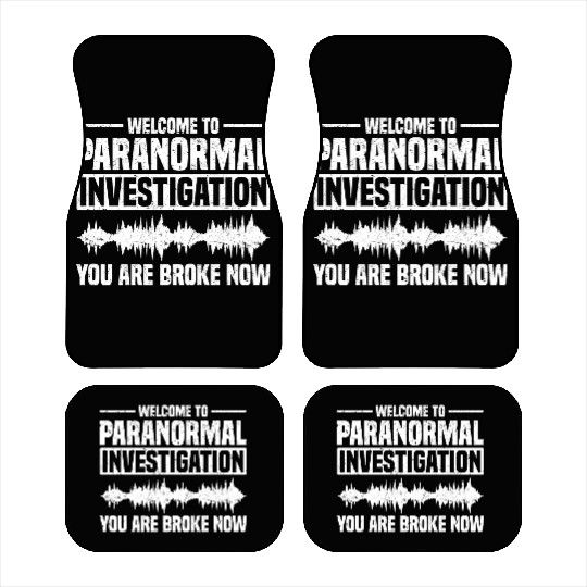 Ghost Hunt | Ghost Hunters Scary Gift Ideas Car Mats