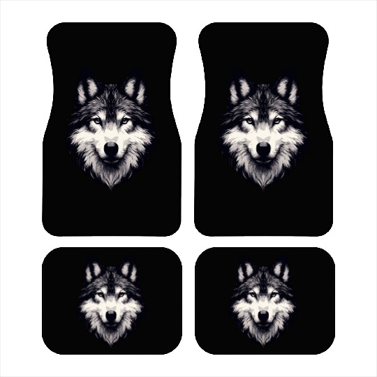 Mystic Alpha Wolf Car Mats