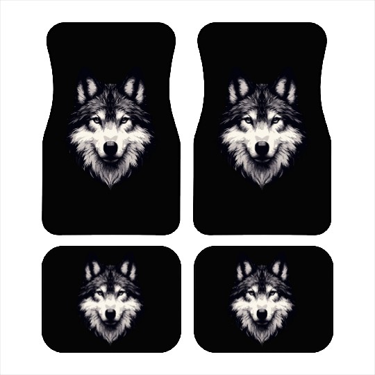 Mystic Alpha Wolf Car Mats