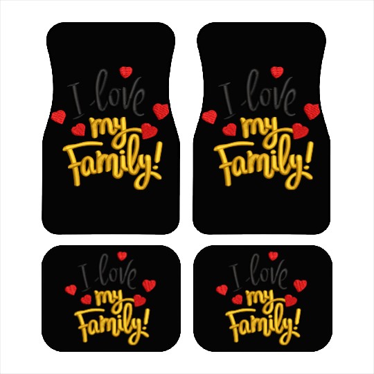 I love my family Car Mats
