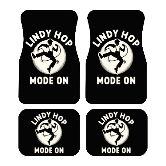 Lindy Hop Dancer Embraces Swing Dance Moves in Car Mats