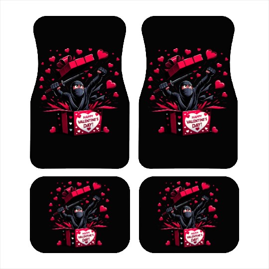 Ninja Valentine Surprise Car Mats
