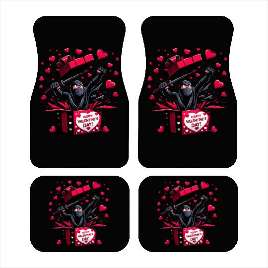 Ninja Valentine Surprise Car Mats