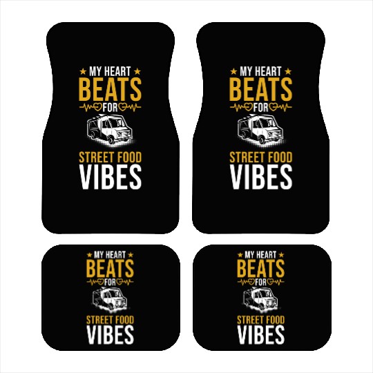 Street Food Lover Food Truck Foddie Car Mats