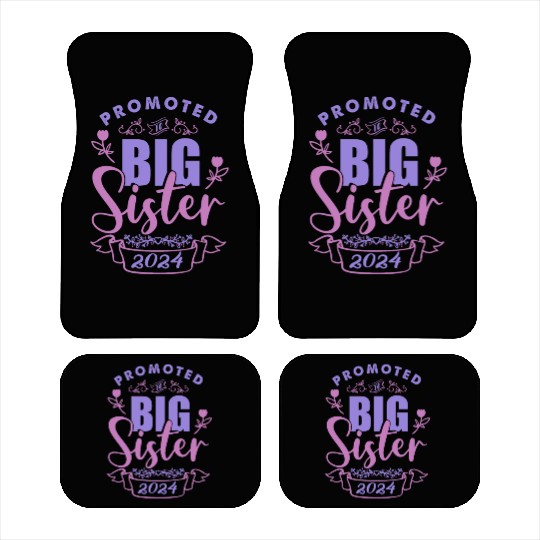I will be a big sister at birth in 2024 Car Mats