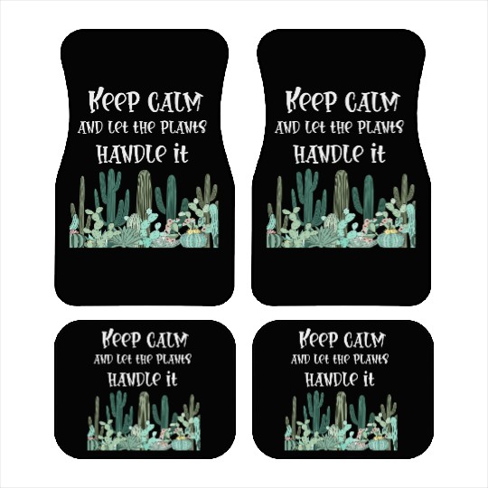 keep calm,funny plants Car Mats