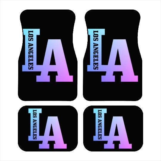 Los Angeles California LA Gift Car Mats