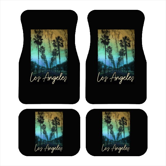 Los Angeles California LA Gift Car Mats