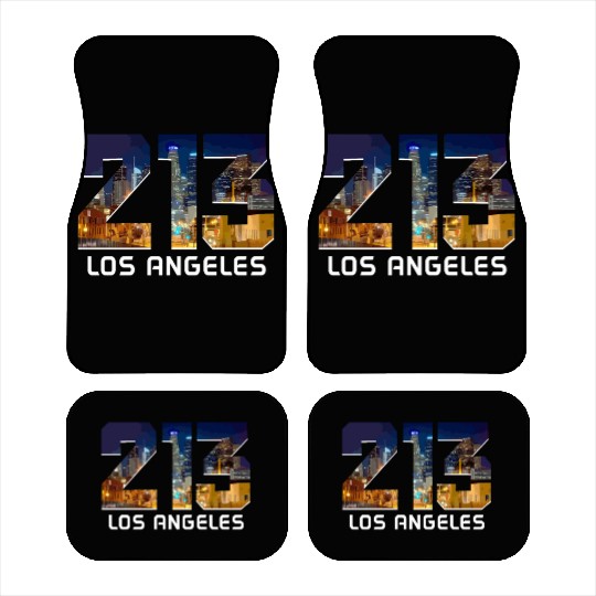 Los Angeles California LA Gift Car Mats