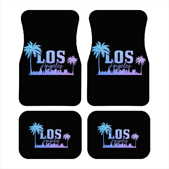 Los Angeles California LA Gift Car Mats