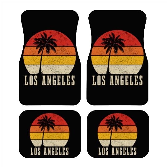 Los Angeles California LA Gift Car Mats