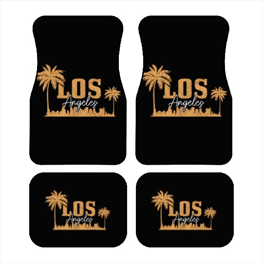 Los Angeles California LA Gift Car Mats