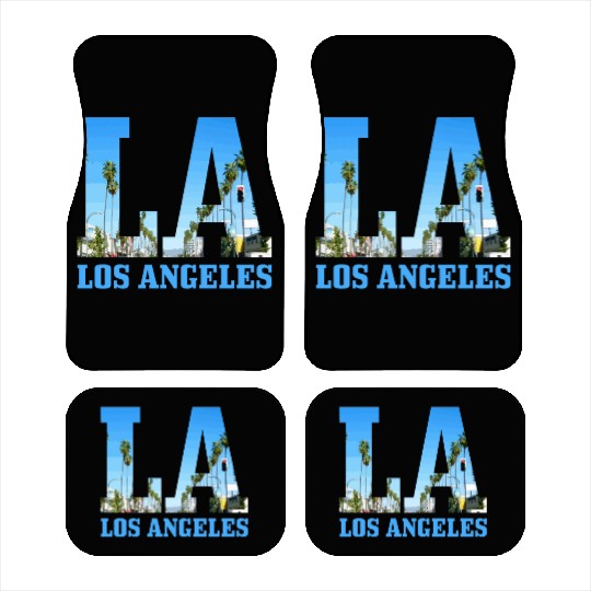 Los Angeles California LA Gift Car Mats