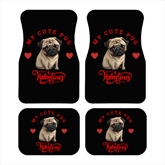 My Cute Pug Car Mats
