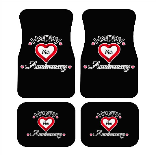 anniversary 14th Car Mats